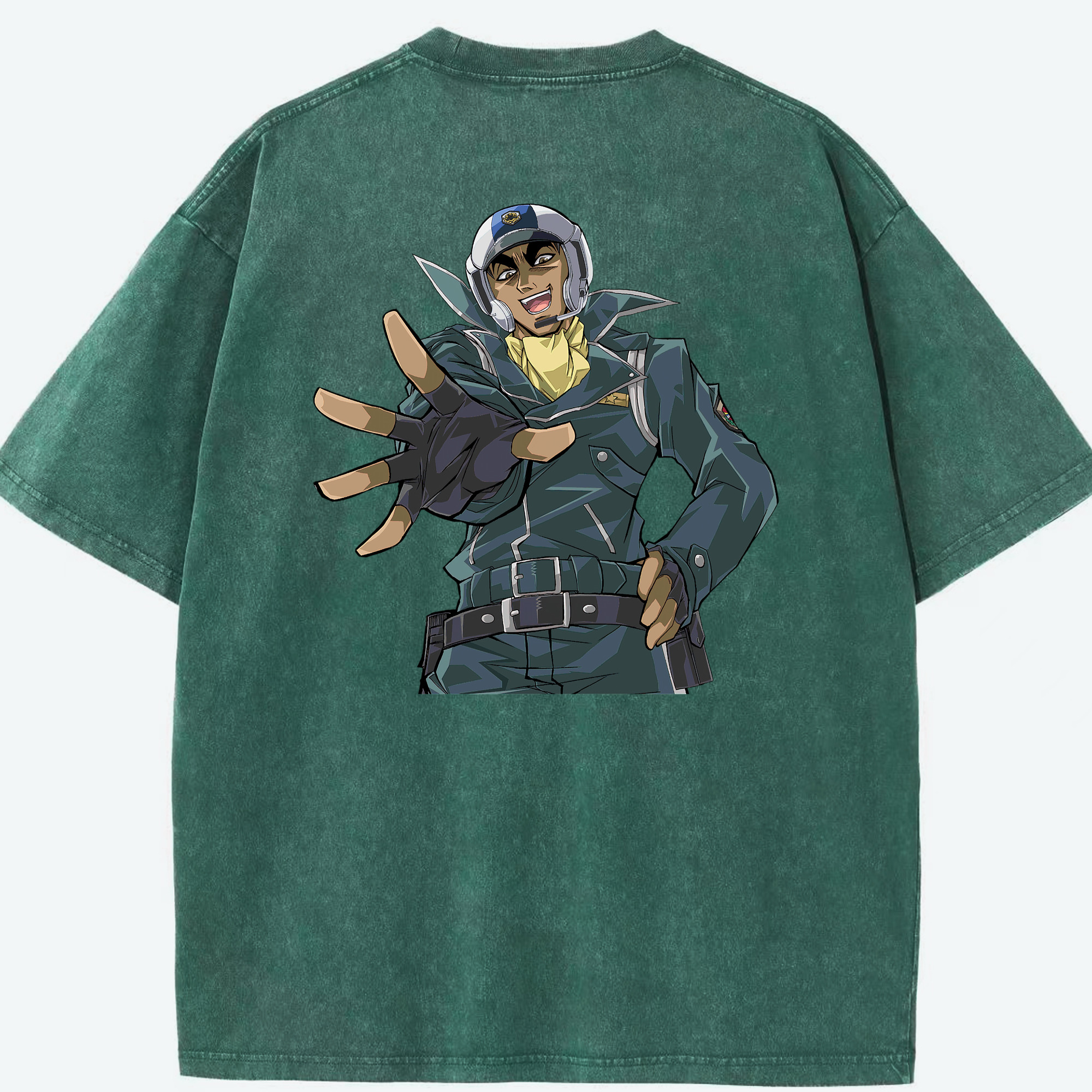 （画像用） 遊☆戯☆王 Yu-Gi-Oh! 綿100% ヴィンテージ風 半袖Tシャツ（背面プリント）
